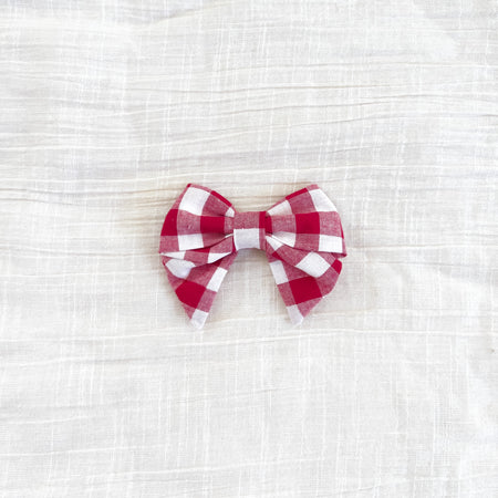 Knitted Hair Bows - Dusty Pink