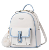 Girls small fashion backpack white