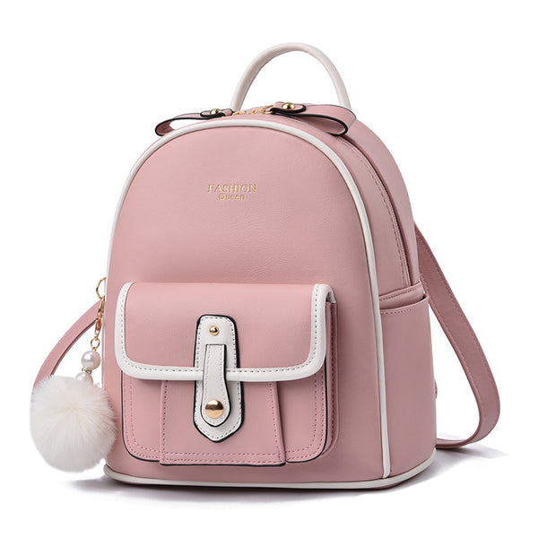 Girls small fashion backpack pink