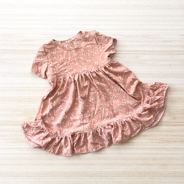 Size 5 Maggie Dress - pink short sleeves