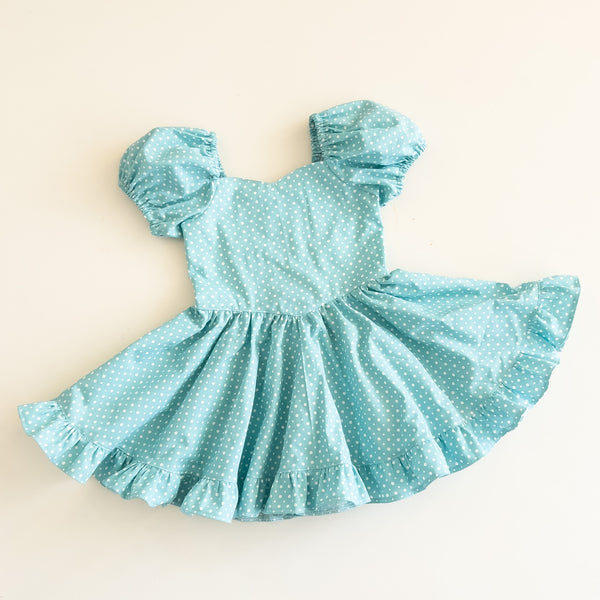 Sweet Heart dress - Aqua size 4