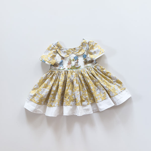 Size 2 Holly Hobbie dress + bloomer + hair clips
