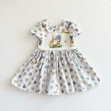 Size 5 Holly Hobbie Classic dress + hair clips