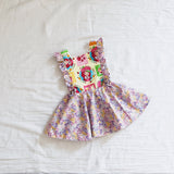 Size 3 Strawberry shortcake pinny+ bloomers + hair clips